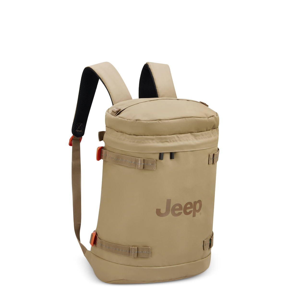 Delsey Jeep JS013C - Cylindrical Laptop Backpack - Warm Sand