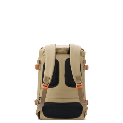 Delsey Jeep JS013C - Cylindrical Laptop Backpack - Warm Sand
