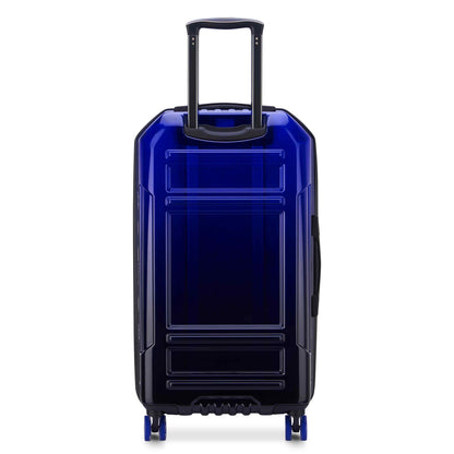 Delsey Rempart - Translucent Medium Trunk Expandable Spinner - Translucent Blue