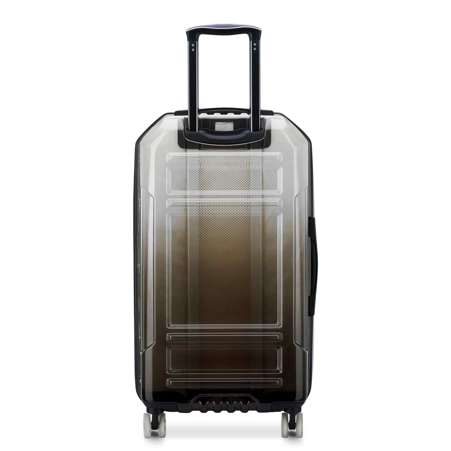 Delsey Rempart - Translucent Medium Trunk Expandable Spinner - Translucent White