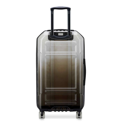 Delsey Rempart - Translucent Medium Trunk Expandable Spinner - Translucent White
