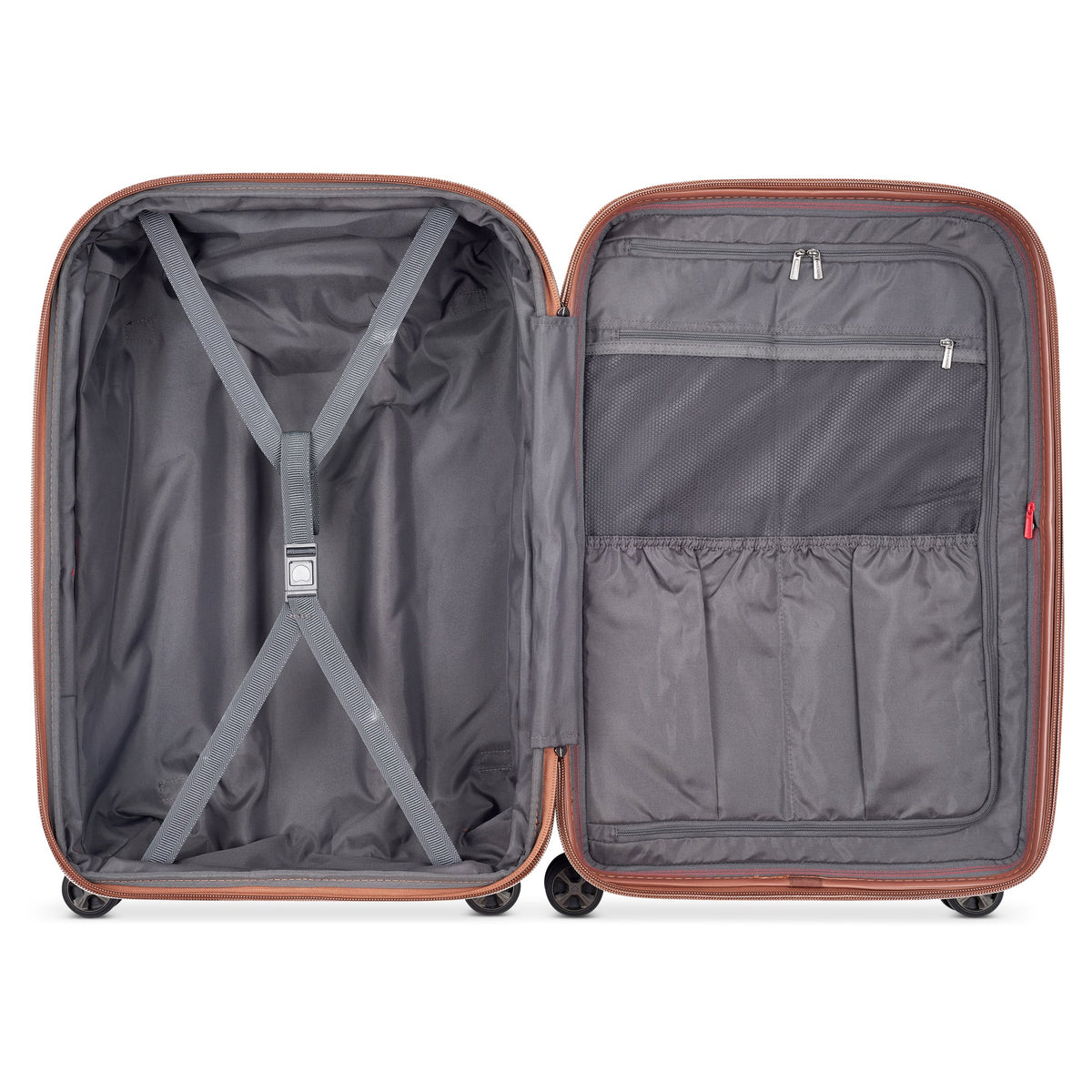 Delsey CARROUSEL - Medium Expandable Spinner - Platinum