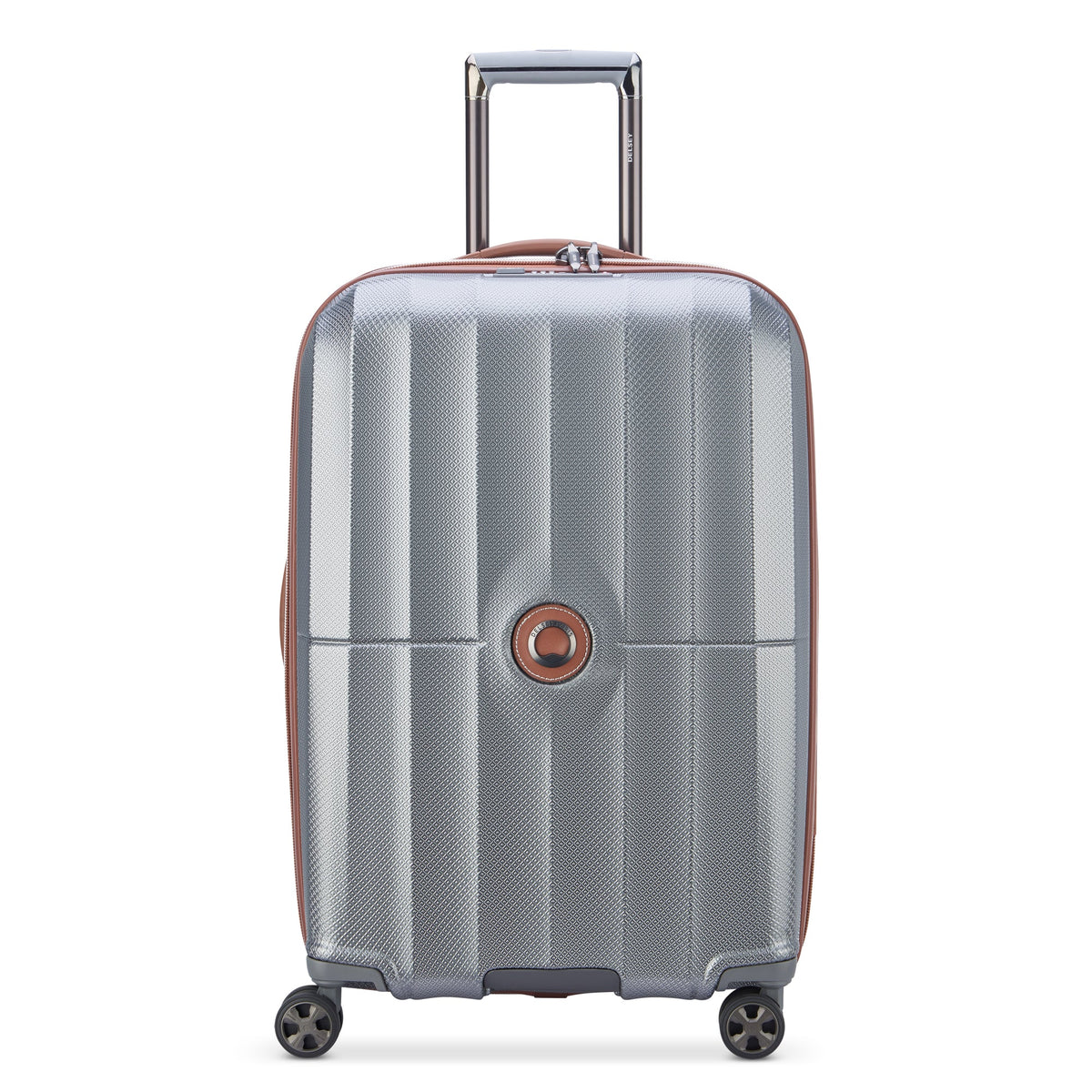 Delsey CARROUSEL - Medium Expandable Spinner - Platinum