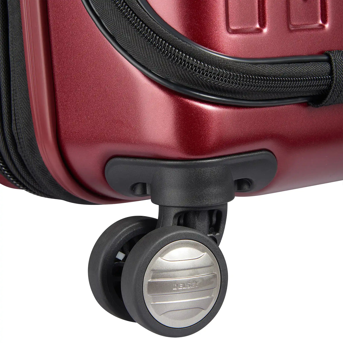 Delsey TITANIUM - Carry-On Expandable Spinner With Laptop Pocket - Red