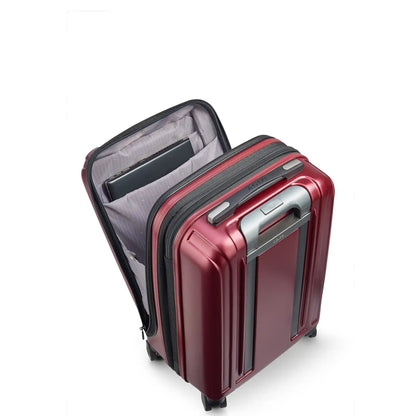 Delsey TITANIUM - Carry-On Expandable Spinner With Laptop Pocket - Red