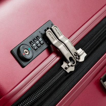 Delsey TITANIUM - Medium Expandable Spinner - Red
