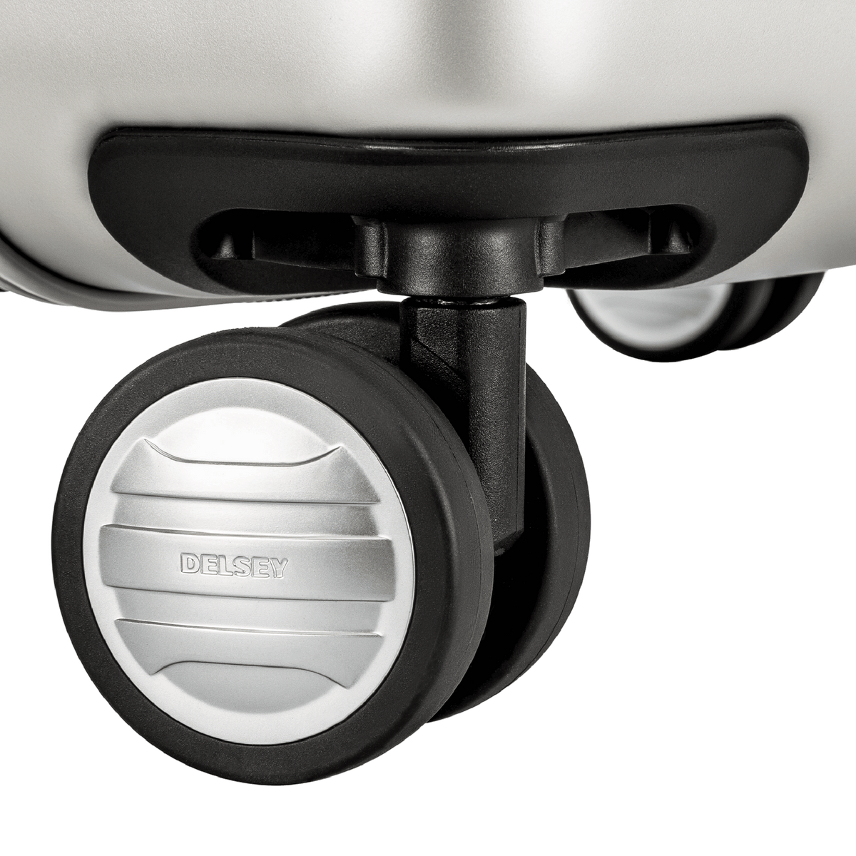 Delsey TITANIUM - Medium Expandable Spinner - Silver