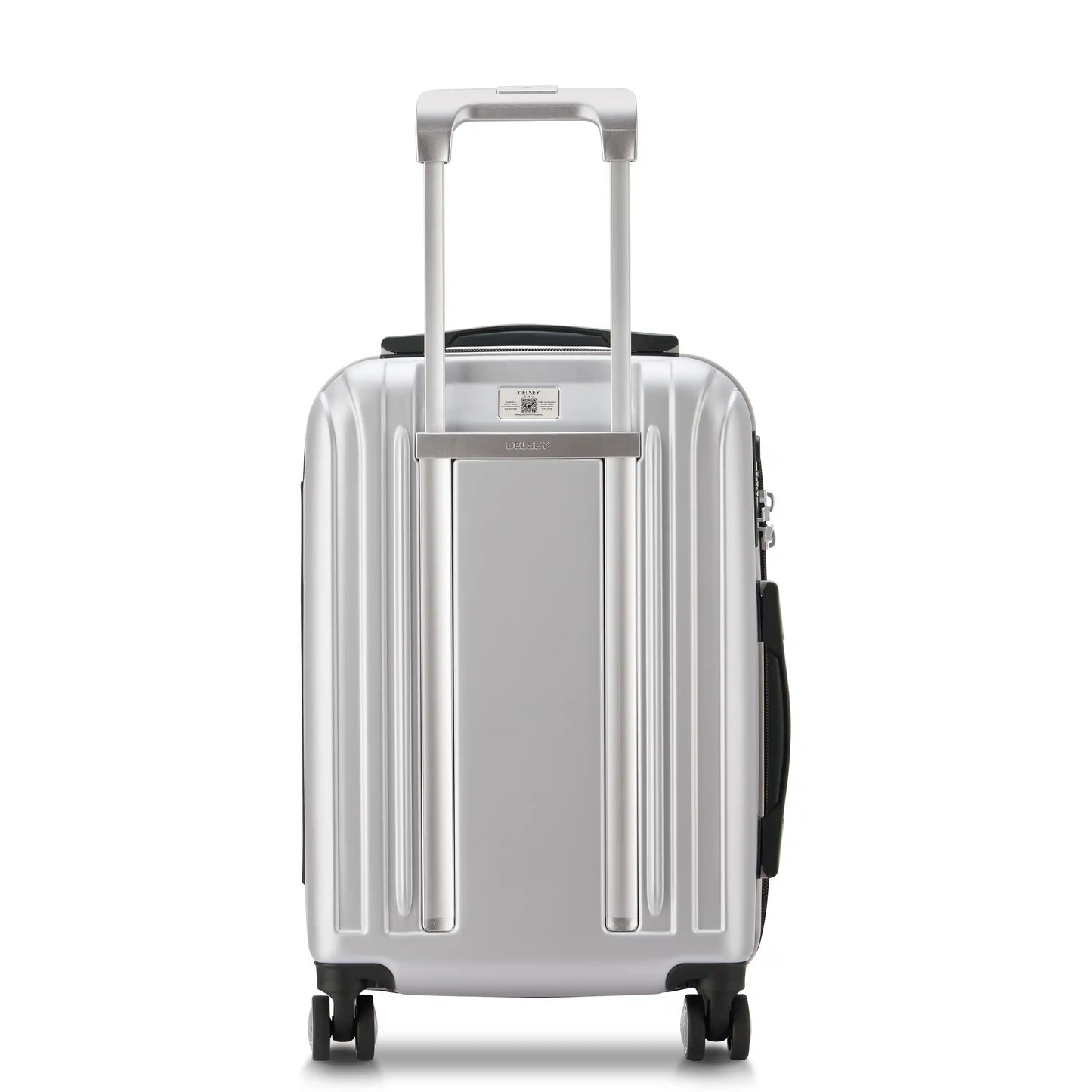 Delsey TITANIUM - Carry-On Expandable Spinner With Laptop Pocket - Silver