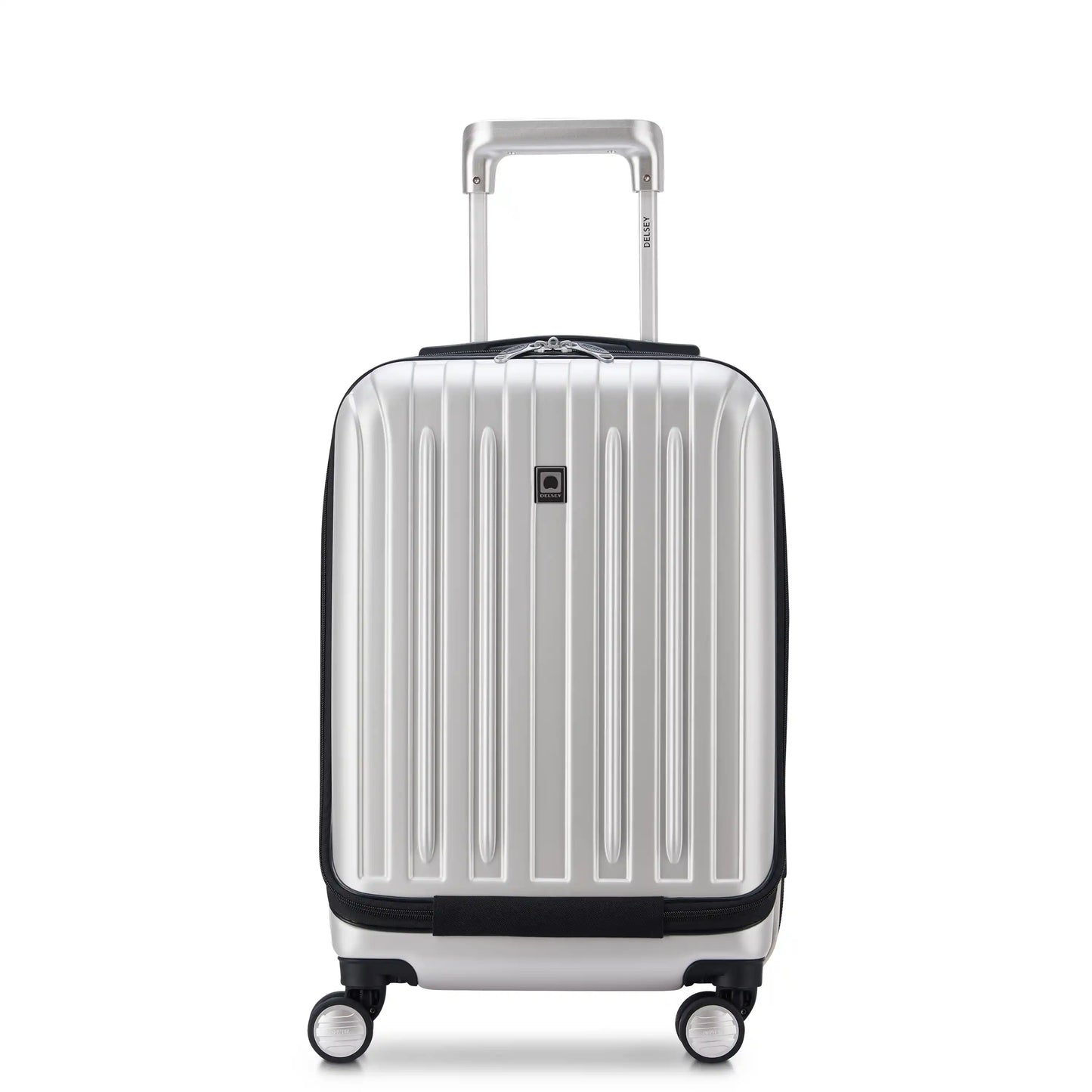 Delsey TITANIUM - Carry-On Expandable Spinner With Laptop Pocket - Silver