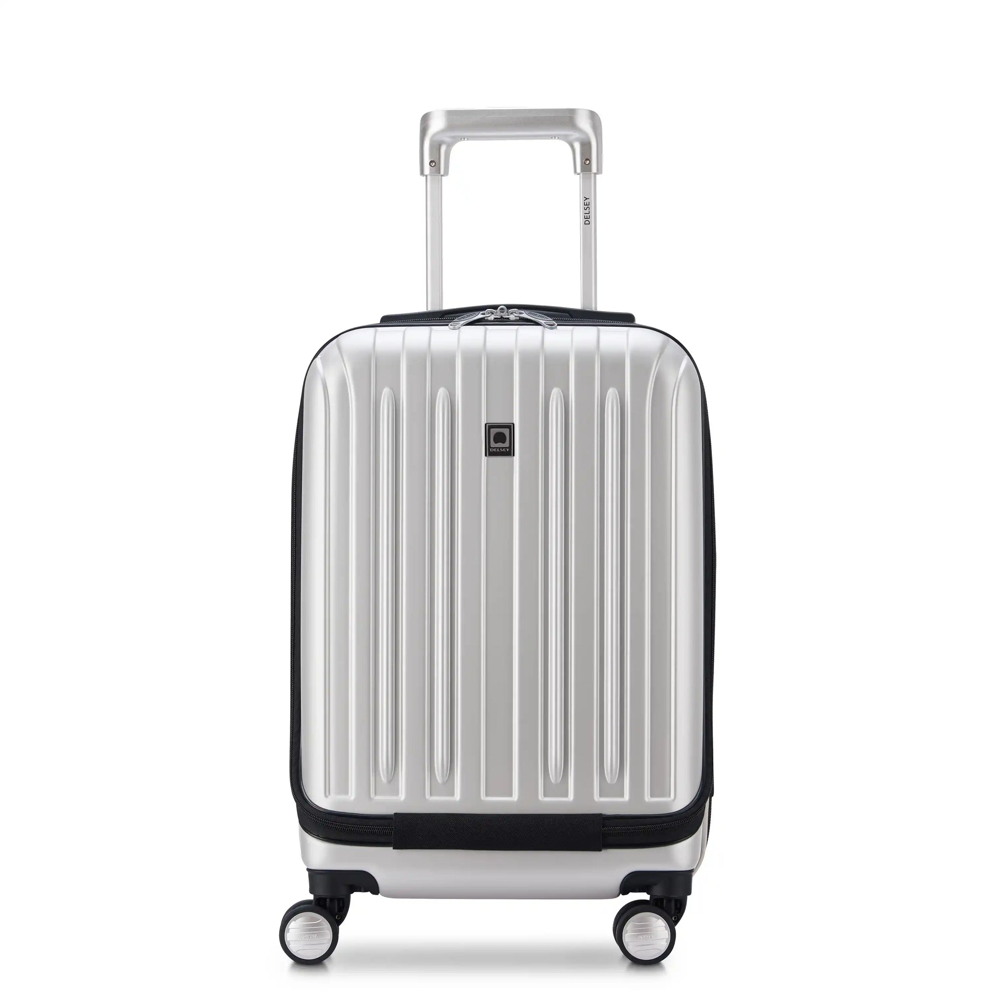 Delsey TITANIUM - Carry-On Expandable Spinner With Laptop Pocket - Silver