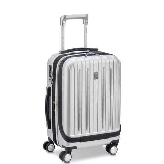 Delsey TITANIUM - Carry-On Expandable Spinner With Laptop Pocket - Silver