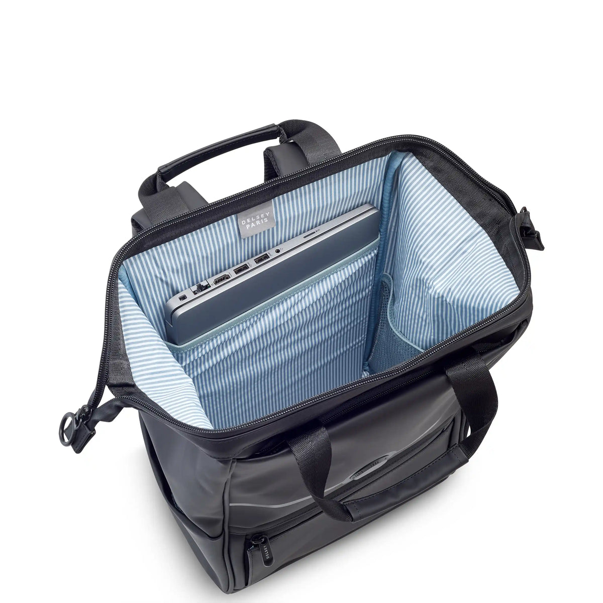 Delsey TURENNE SOFT - Laptop Backpack Tote - Black