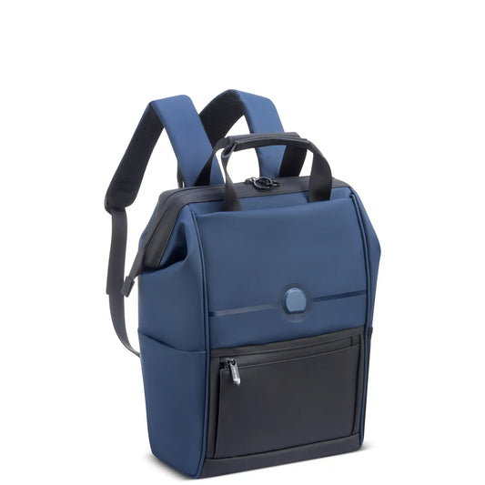 Delsey TURENNE SOFT - Laptop Backpack Tote - Navy