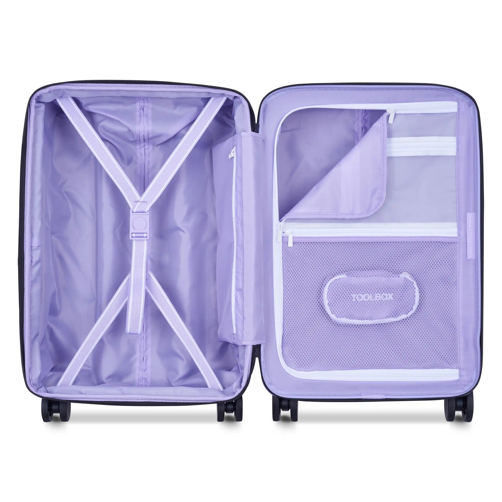 Delsey Florence By Mills X DELSEY PARIS SPIN ME AWAY - Carry-On Plus Expandable Spinner - Lavender