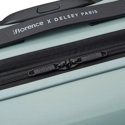Delsey Florence By Mills X DELSEY PARIS SPIN ME AWAY - Carry-On Plus Expandable Spinner - Sage Green
