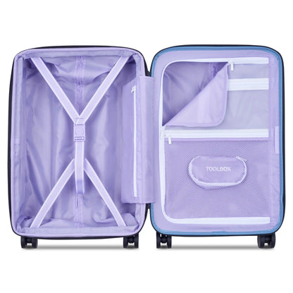 Delsey Florence By Mills X DELSEY PARIS SPIN ME AWAY - Carry-On Plus Expandable Spinner - Zinc Blue