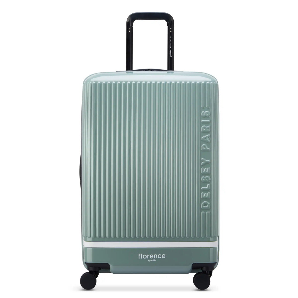 Delsey Florence By Mills X DELSEY PARIS SPIN ME AWAY - Medium Expandable Spinner - Sage Green