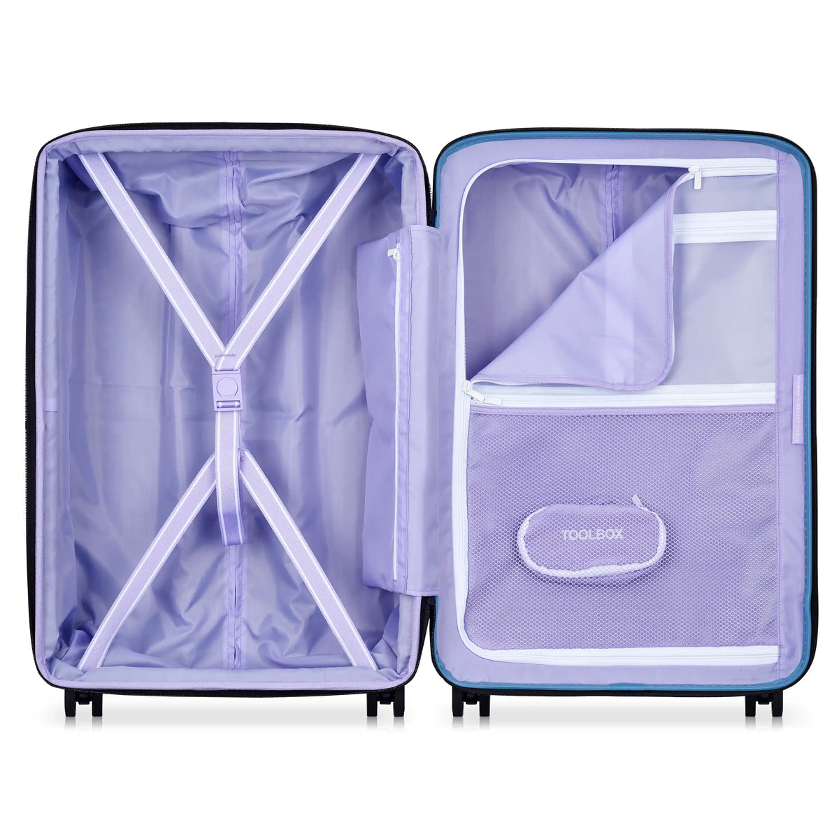 Delsey Florence By Mills X DELSEY PARIS SPIN ME AWAY - Medium Expandable Spinner - Zinc Blue