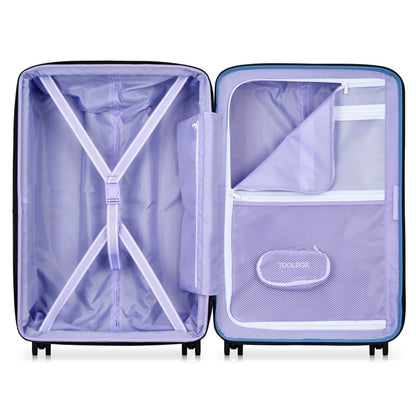 Delsey Florence By Mills X DELSEY PARIS SPIN ME AWAY - Medium Expandable Spinner - Zinc Blue