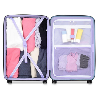 Delsey Florence By Mills X DELSEY PARIS SPIN ME AWAY - Medium Expandable Spinner - Zinc Blue