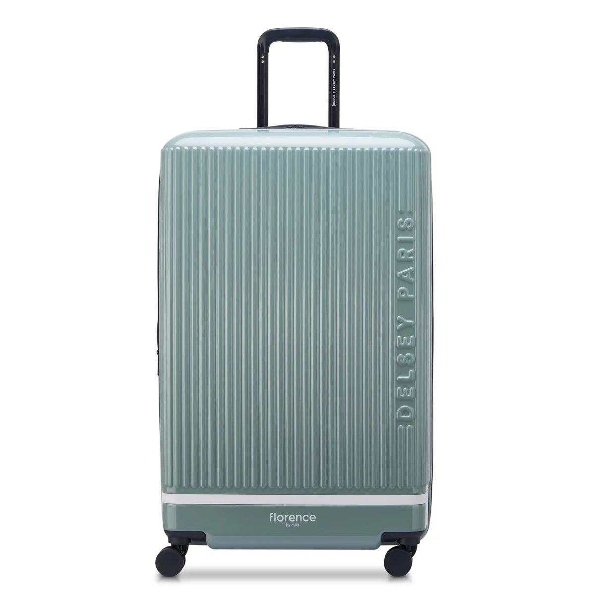 Delsey Florence By Mills X DELSEY PARIS SPIN ME AWAY - Large Expandable Spinner - Sage Green