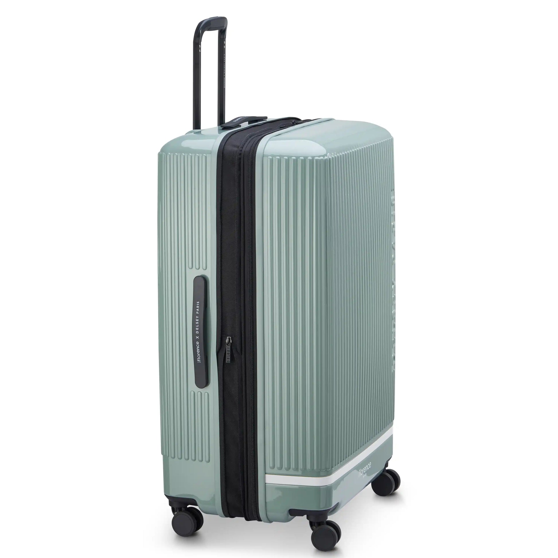 Delsey Florence By Mills X DELSEY PARIS SPIN ME AWAY - Large Expandable Spinner - Sage Green