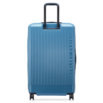 Delsey Florence By Mills X DELSEY PARIS SPIN ME AWAY - Large Expandable Spinner - Zinc Blue