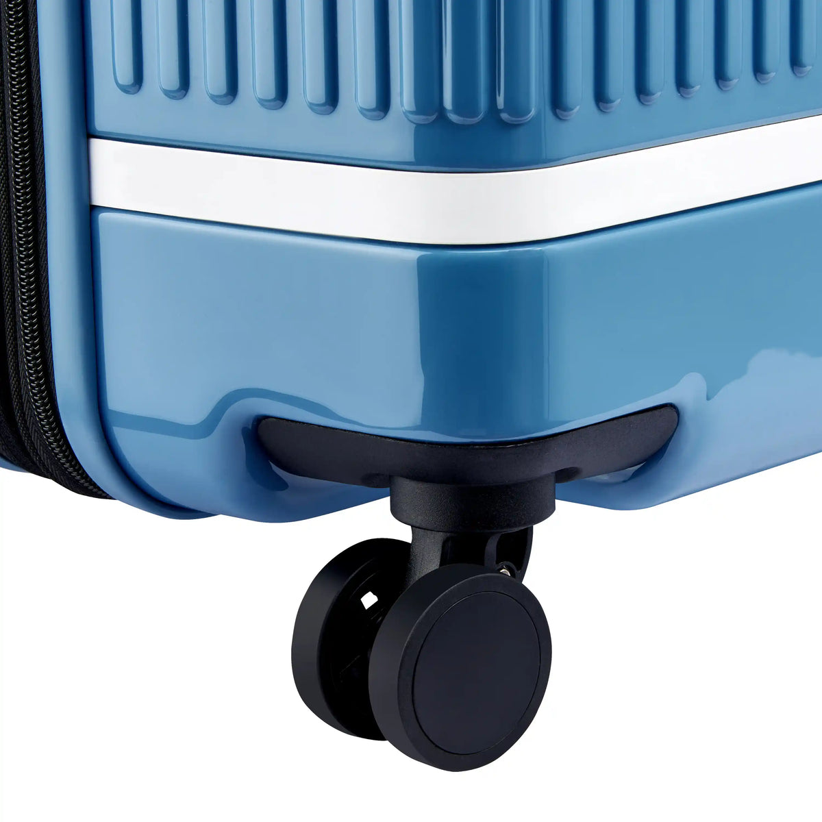 Delsey Florence By Mills X DELSEY PARIS SPIN ME AWAY - Large Expandable Spinner - Zinc Blue