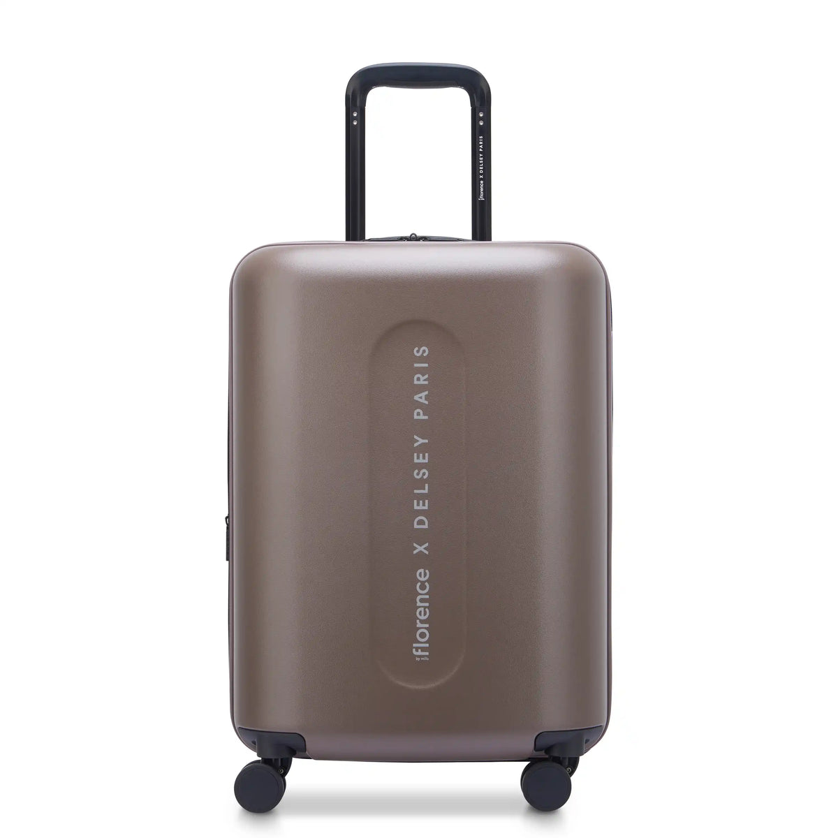 Delsey Florence By Mills X DELSEY PARIS CATCH FLIGHTS - Carry-On Plus Expandable Spinner - Chestnut