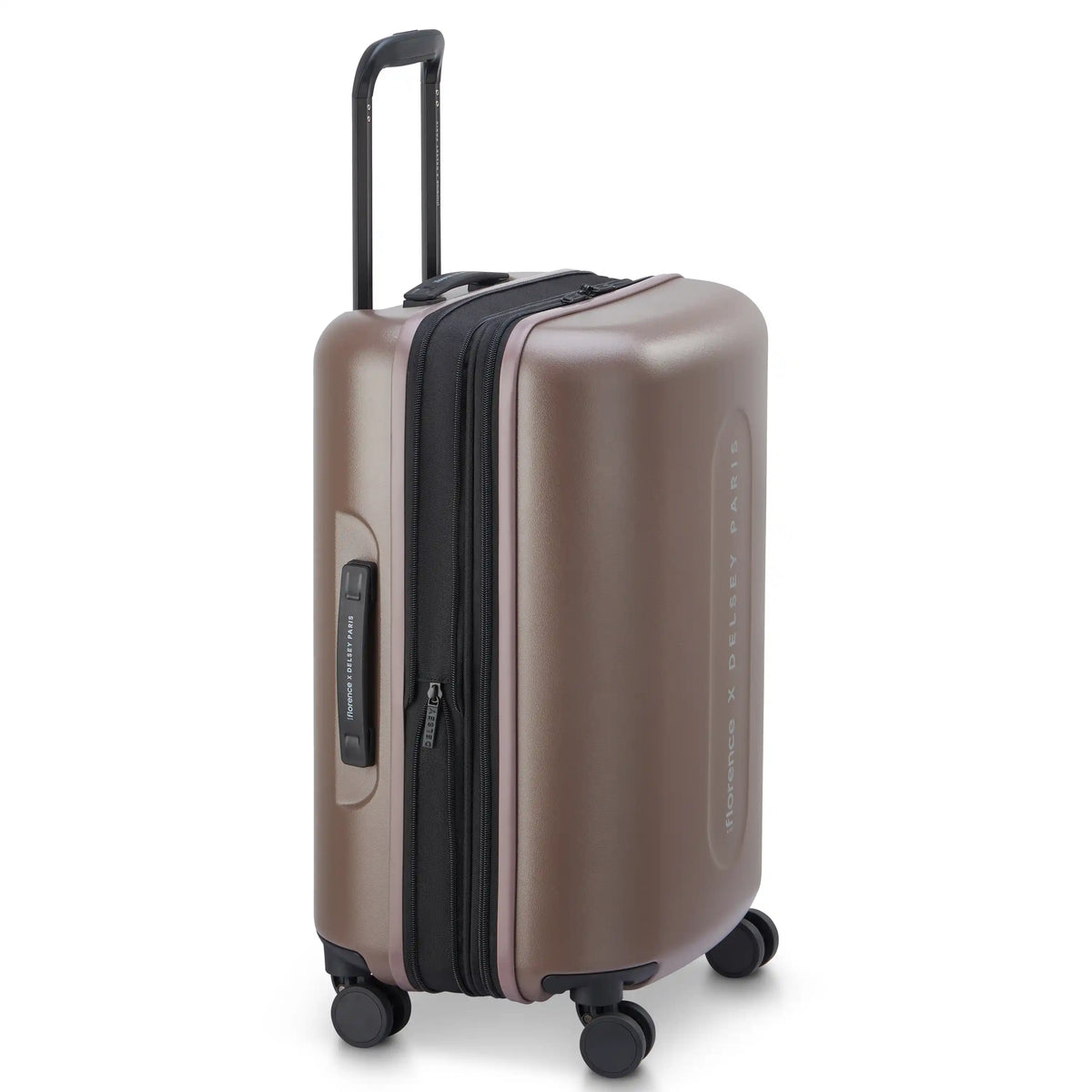 Delsey Florence By Mills X DELSEY PARIS CATCH FLIGHTS - Carry-On Plus Expandable Spinner - Chestnut