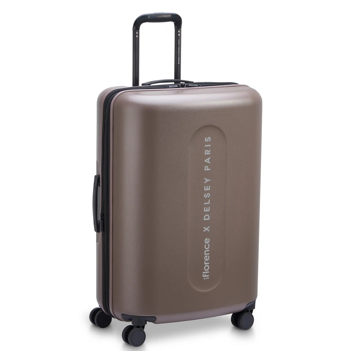 Delsey Florence By Mills X DELSEY PARIS CATCH FLIGHTS - Medium Expandable Spinner - Chestnut
