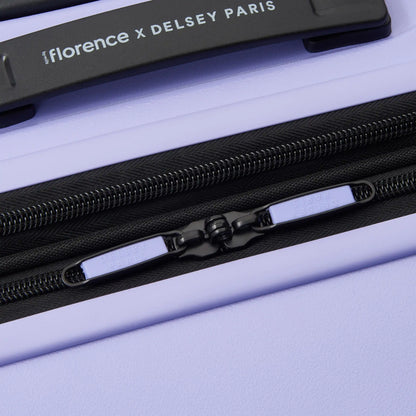 Delsey Florence By Mills X DELSEY PARIS CATCH FLIGHTS - Medium Expandable Spinner - Lavender