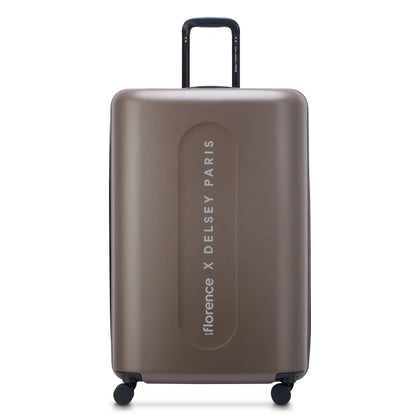 Delsey Florence By Mills X DELSEY PARIS CATCH FLIGHTS - Large Expandable Spinner - Chestnut