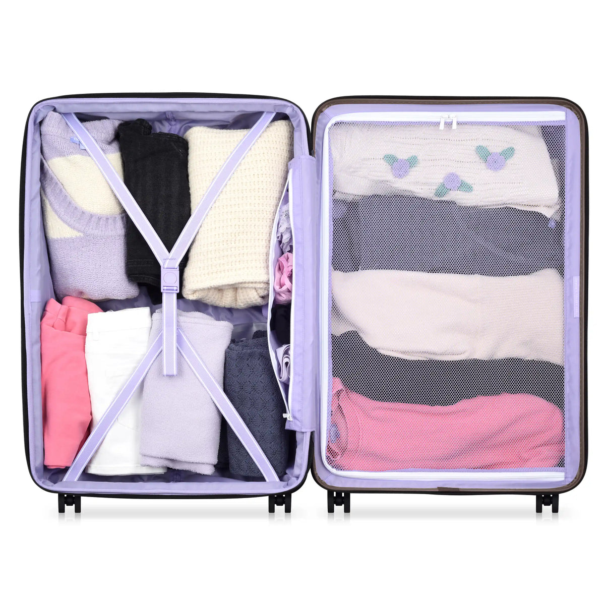 Delsey Florence By Mills X DELSEY PARIS CATCH FLIGHTS - Large Expandable Spinner - Chestnut
