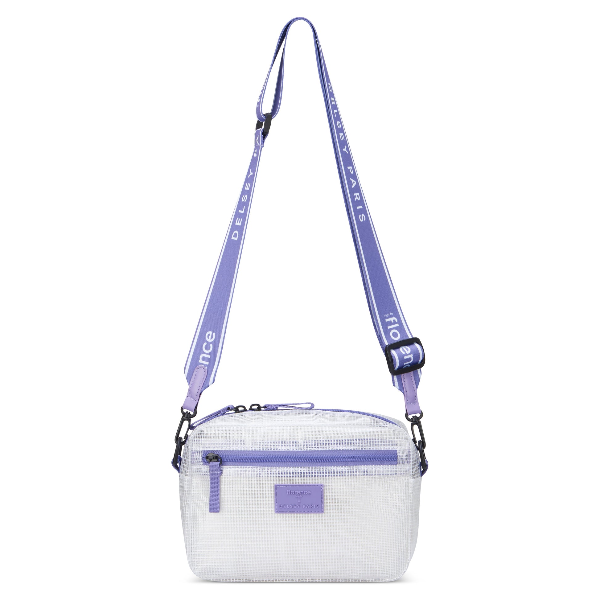 Delsey Florence By Mills X DELSEY PARIS CITY BREEZE - Crossbody Bag - Transparent White