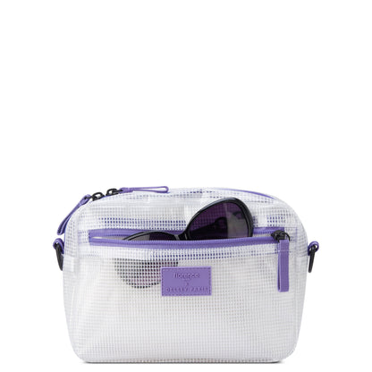 Delsey Florence By Mills X DELSEY PARIS CITY BREEZE - Crossbody Bag - Transparent White