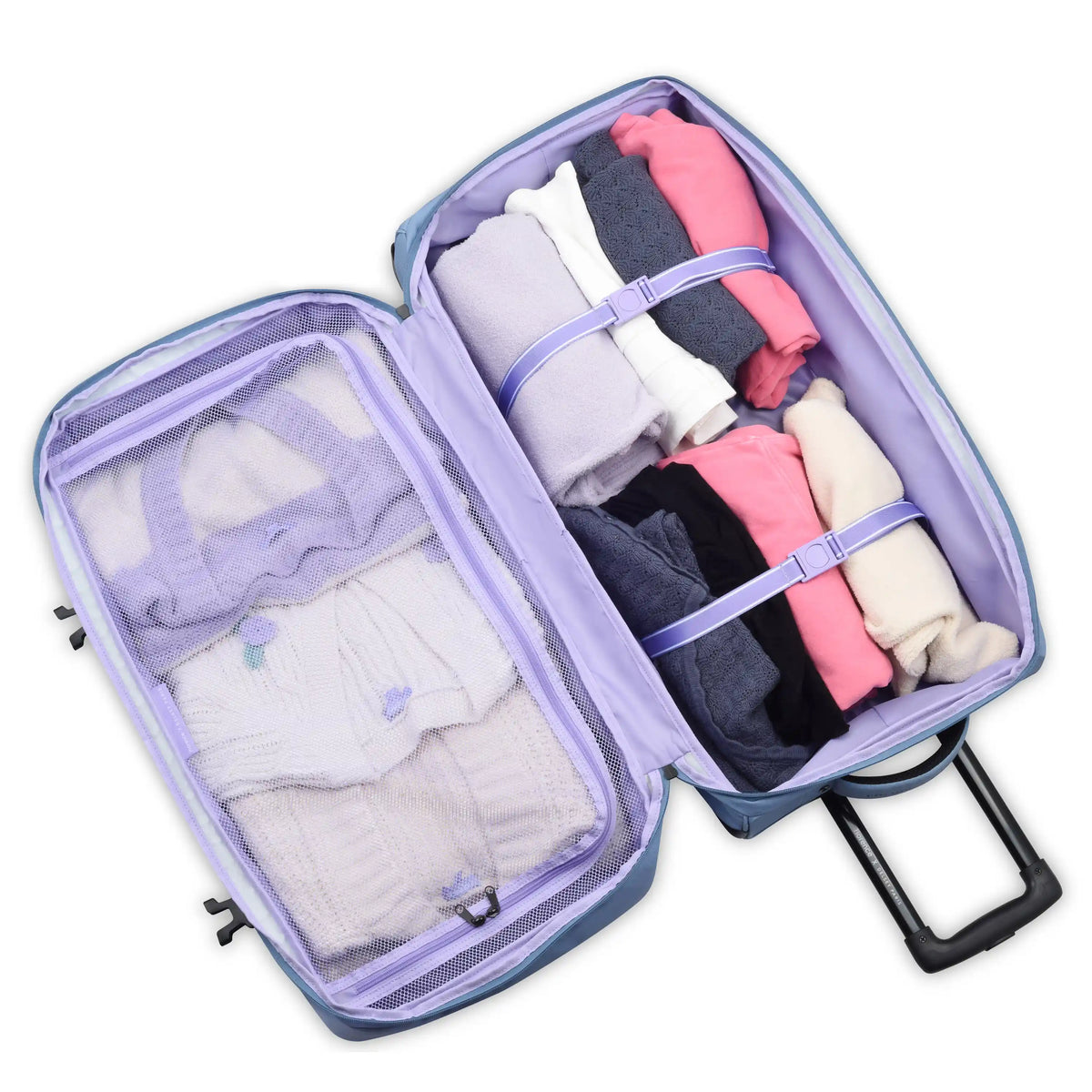 Delsey Florence By Mills X DELSEY PARIS ON A ROLL - Large Duffel Bag - Zinc Blue
