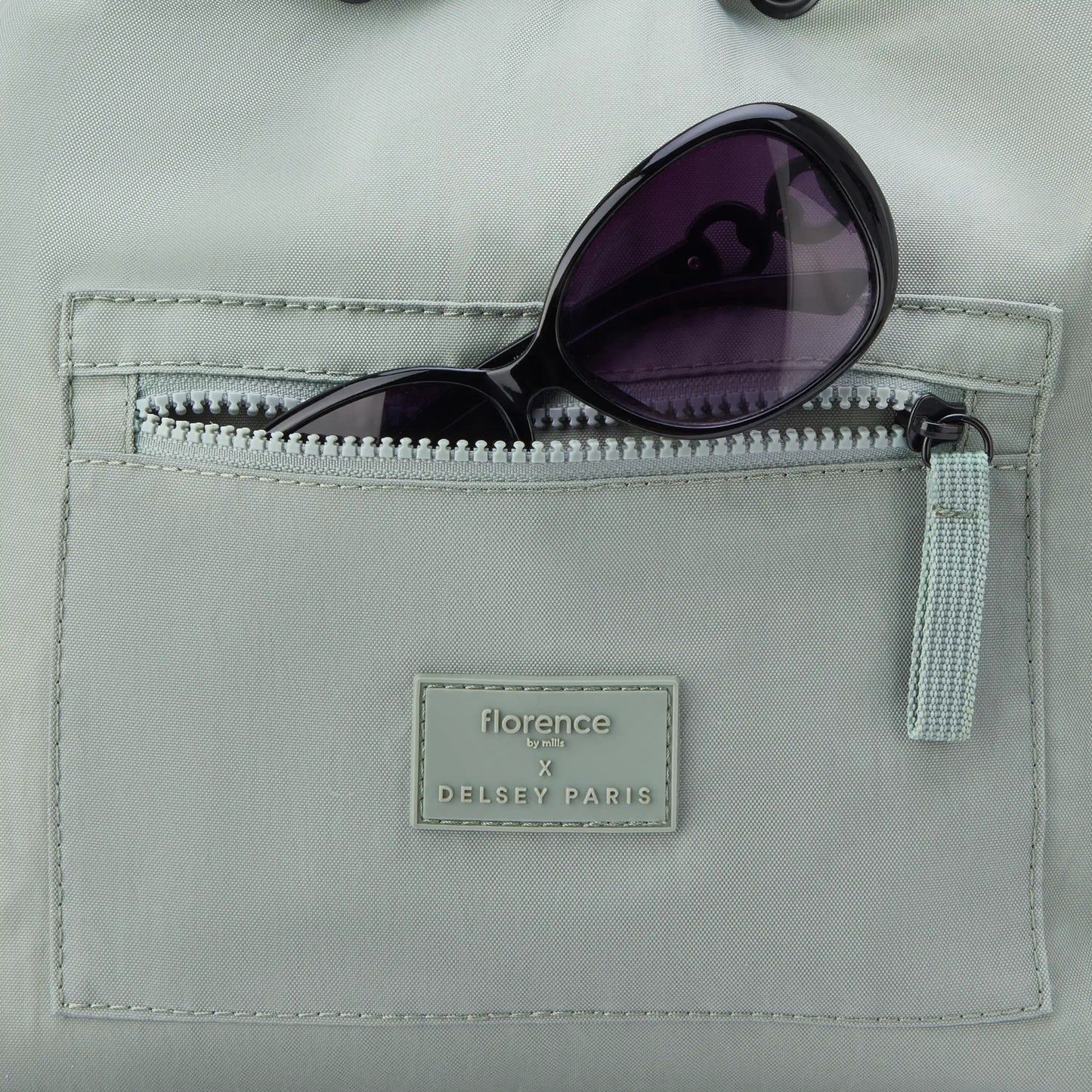 Delsey Florence By Mills X DELSEY PARIS YOURS TRULY - Bucket Bag - Sage Green