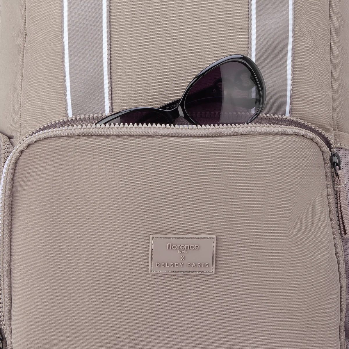 Delsey Florence By Mills X DELSEY PARIS CAREFREE CARRY - Laptop Backpack - Chestnut