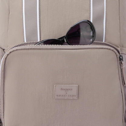 Delsey Florence By Mills X DELSEY PARIS CAREFREE CARRY - Laptop Backpack - Chestnut