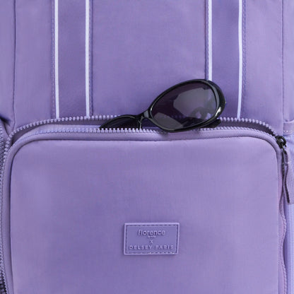 Delsey Florence By Mills X DELSEY PARIS CAREFREE CARRY - Laptop Backpack - Lavender