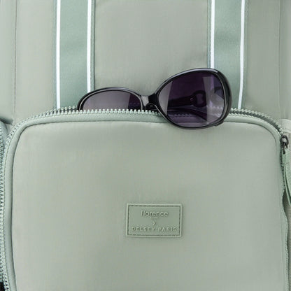 Delsey Florence By Mills X DELSEY PARIS CAREFREE CARRY - Laptop Backpack - Sage Green