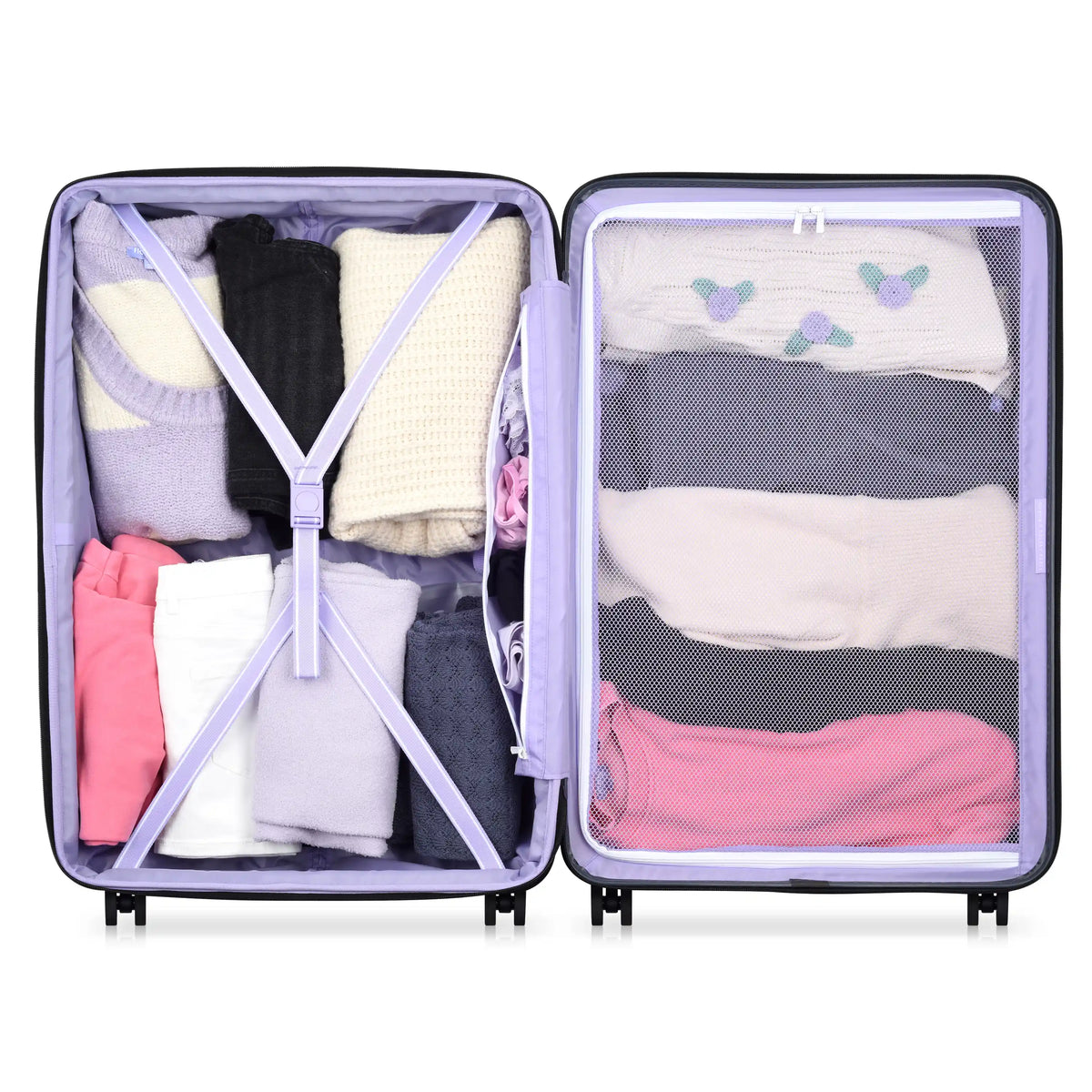 Delsey Florence By Mills X DELSEY PARIS CATCH FLIGHTS - Large Expandable Spinner - Anthracite