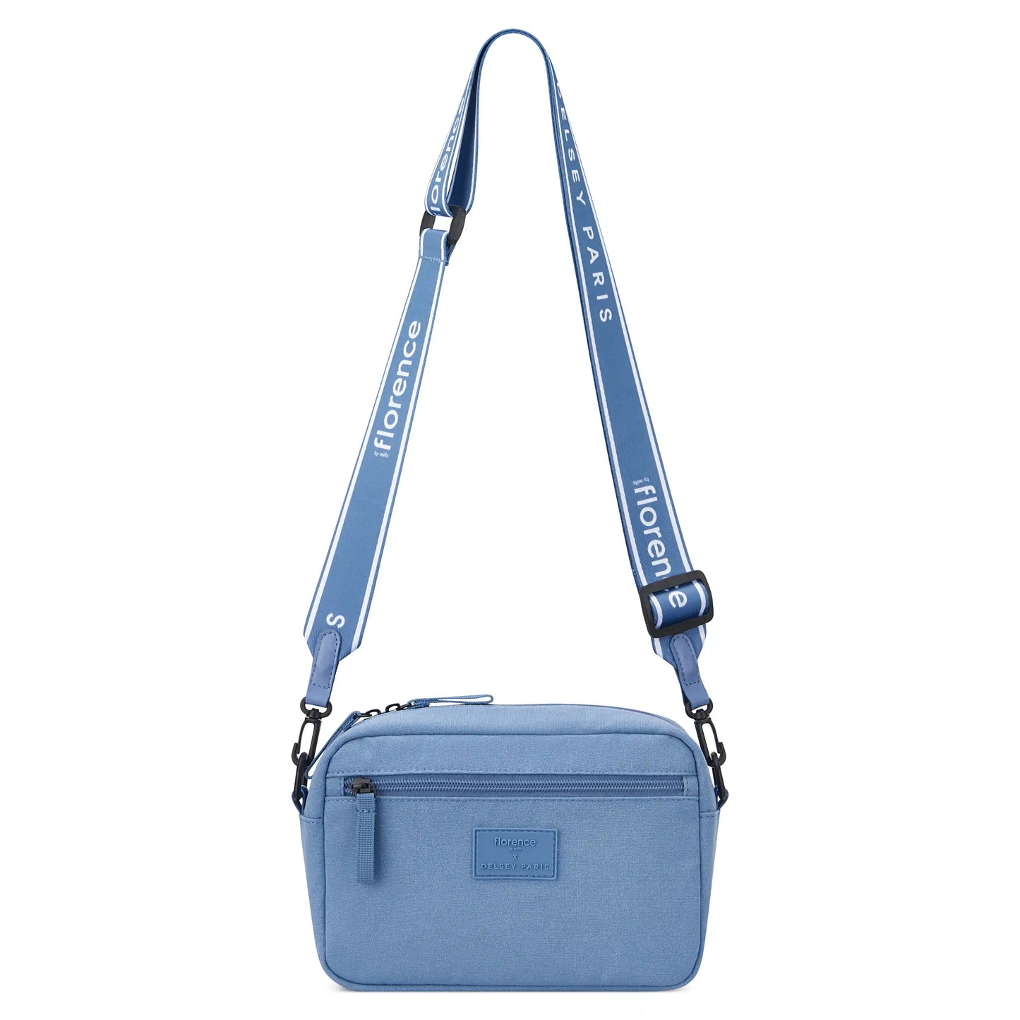 Delsey Florence By Mills X DELSEY PARIS FREE-SPIRIT - Crossbody Bag - Zinc Blue