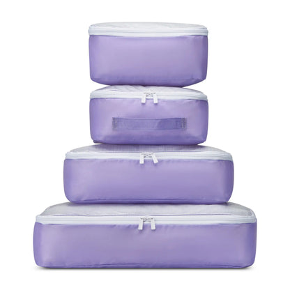 Delsey Florence By Mills X DELSEY PARIS NO DRAMA - Packing Cubes Set Of 4 - Lavender