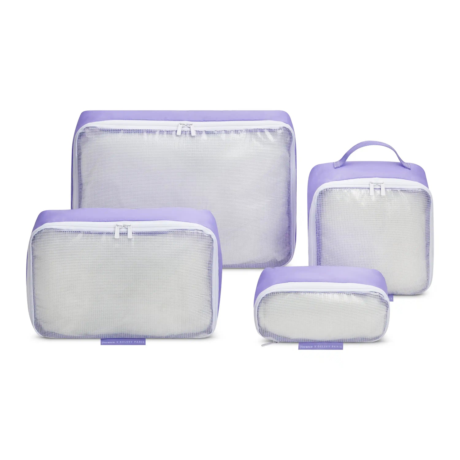 Delsey Florence By Mills X DELSEY PARIS NO DRAMA - Packing Cubes Set Of 4 - Lavender