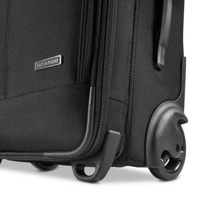 Ricardo Beverly Hills Flight Essentials Softside Carry-On, Black - Black