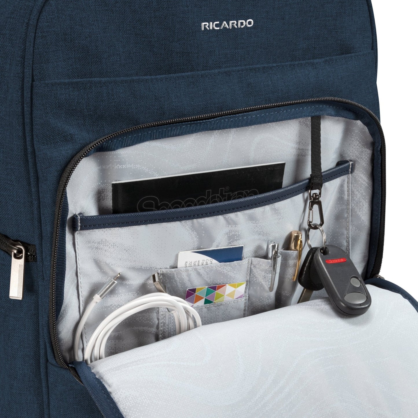 Ricardo Beverly Hills Malibu Bay 3.0 Softside Convertible Tech Backpack, 21.8L - Astral Blue