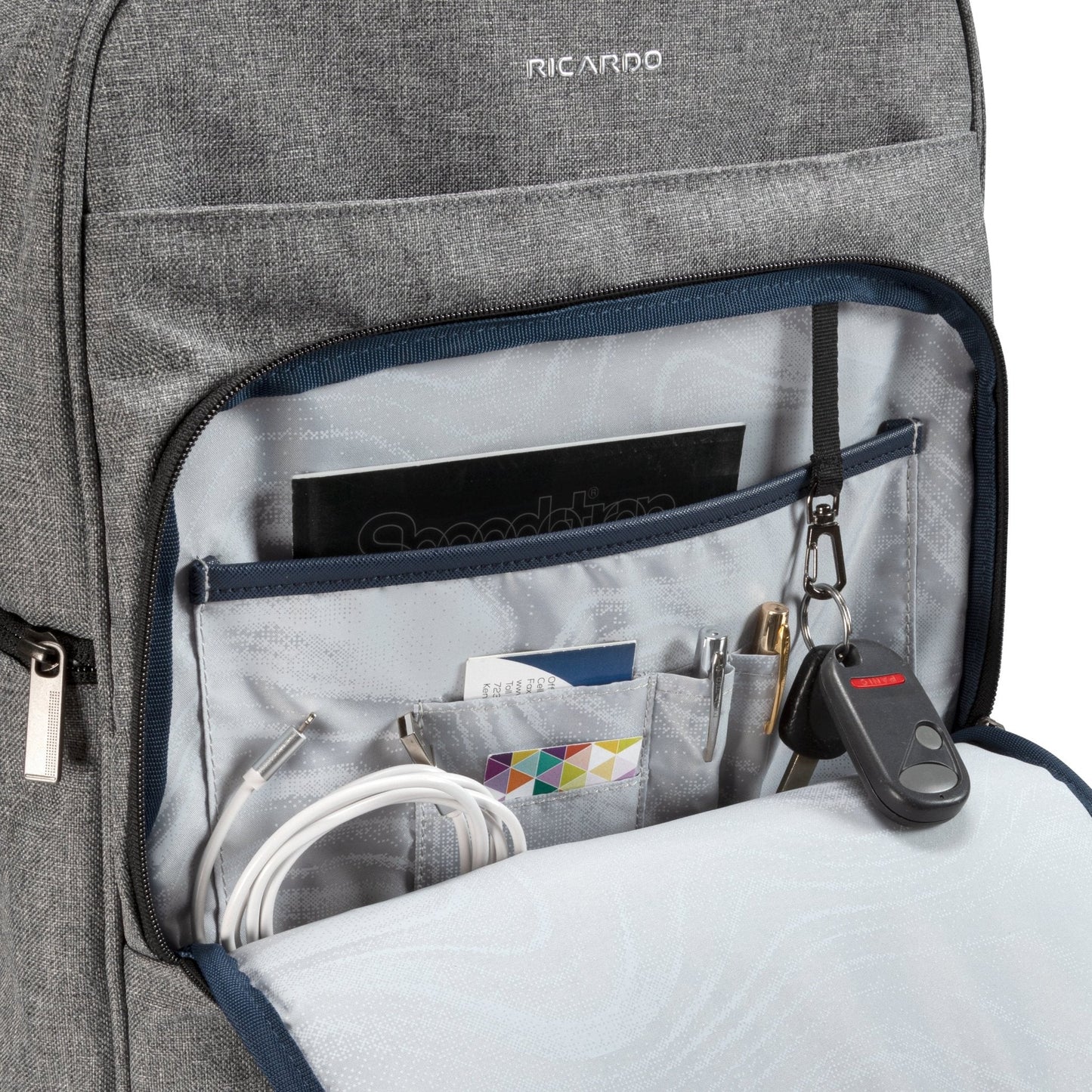 Ricardo Beverly Hills Malibu Bay 3.0 Softside Convertible Tech Backpack, 21.8L - Stellar Gray