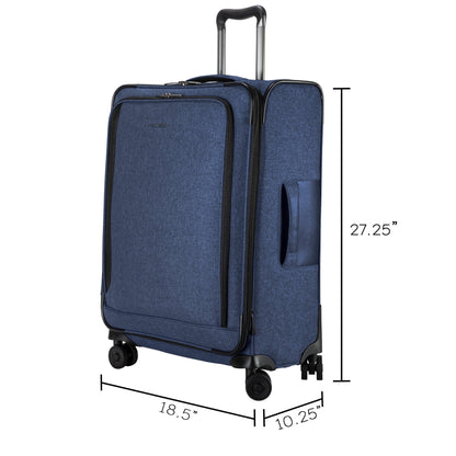 Ricardo Beverly Hills Malibu Bay 3.0 Softside Medium Check-In Expandable Spinner - Astral Blue